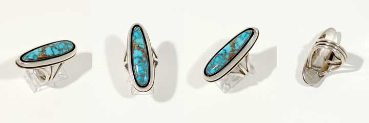 Victor Beck turquoise ring