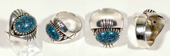 Julian Lovato silver ring