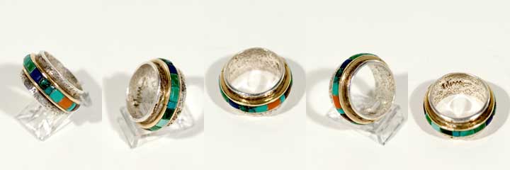 Charles Loloma inlay ring