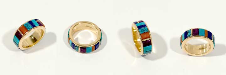 Sonwai gold inlay ring