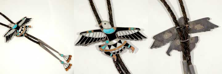 Eagle Dancer inlay bolo tie